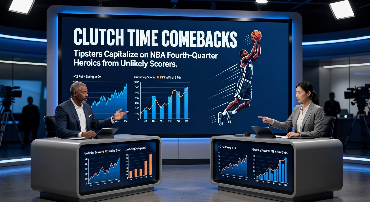 Bench player celebrating a clutch dunk during a fourth-quarter NBA comeback, with scoreboard showing a narrowing deficit