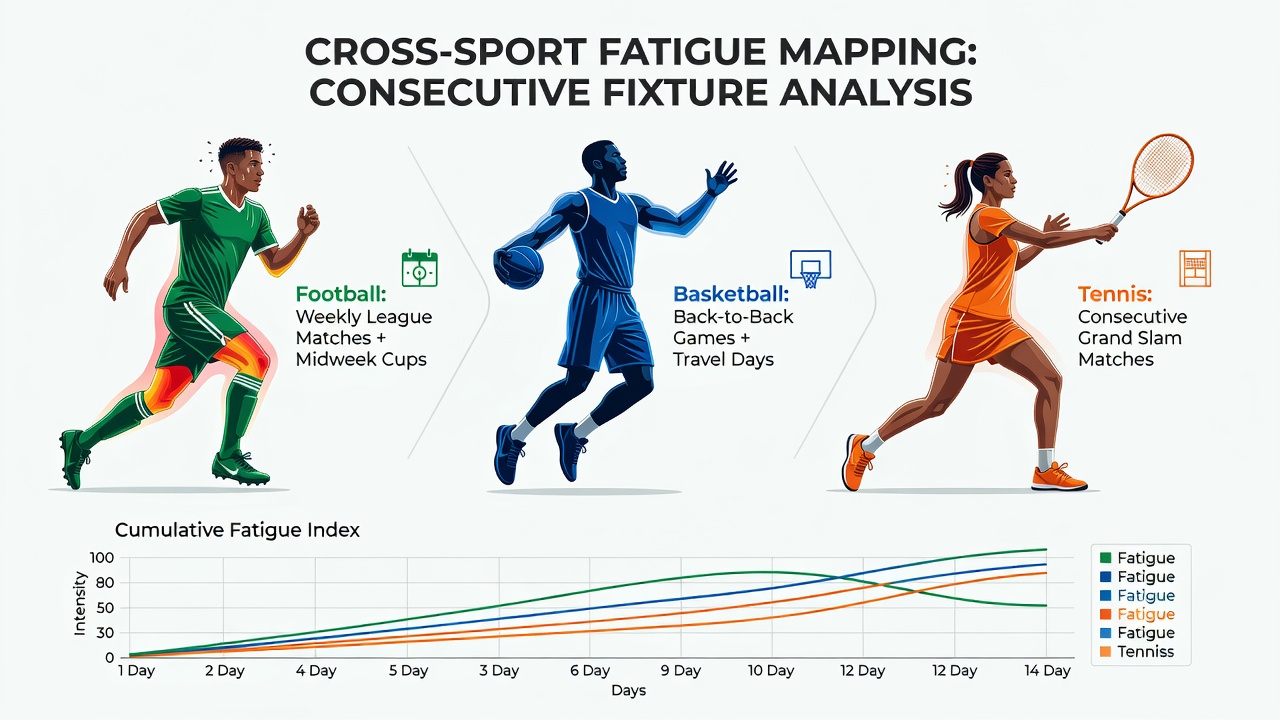 Detailed breakdown of match intervals and physiological markers in tennis and basketball