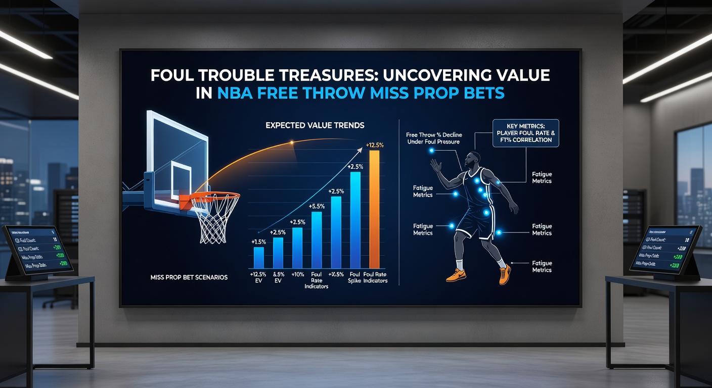 Close-up of an NBA scoreboard showing foul counts and free throw attempts during a playoff game