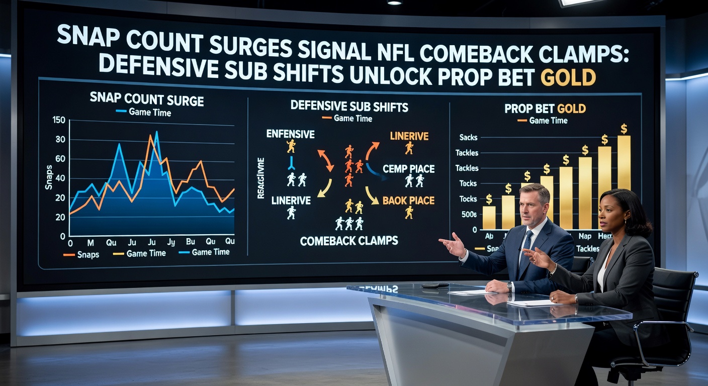 Close-up of NFL sideline substitutions during a snap count surge, highlighting defensive coaches signaling for sub shifts amid a comeback attempt